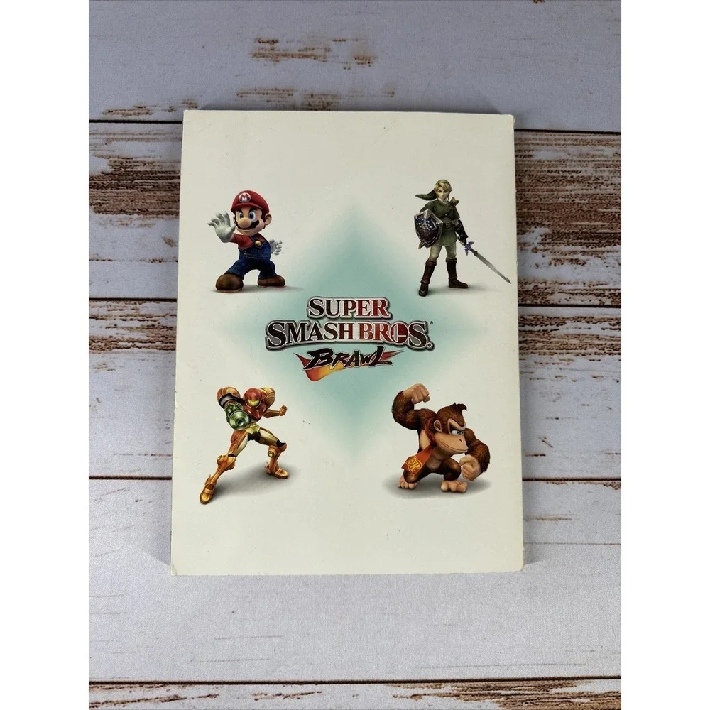 Super Smash Bros Brawl Premiere Edition Manual No Poster Used